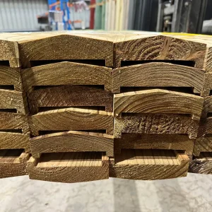 Treated Pine Double Lip Fence Capping