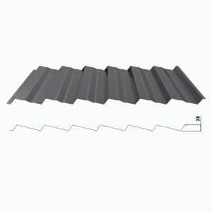 1790mm Colorbond Fence Sheet ZigZag